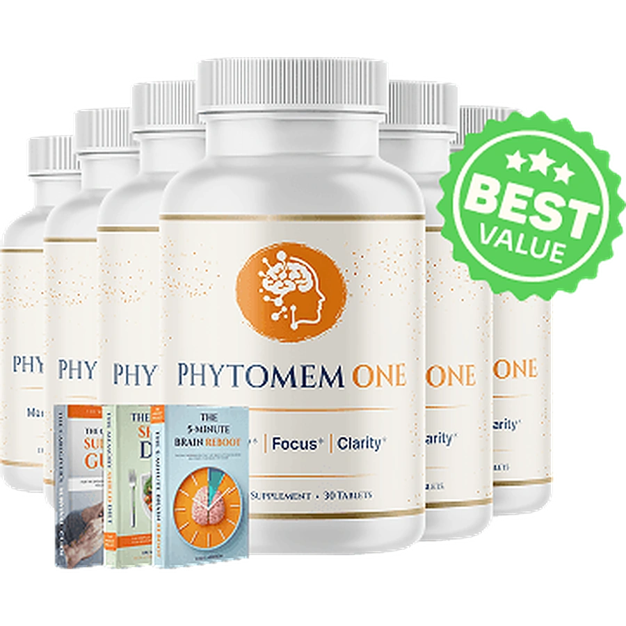 Phytomem One Ultimate Package - 6 bottles with 3 free bonus guides